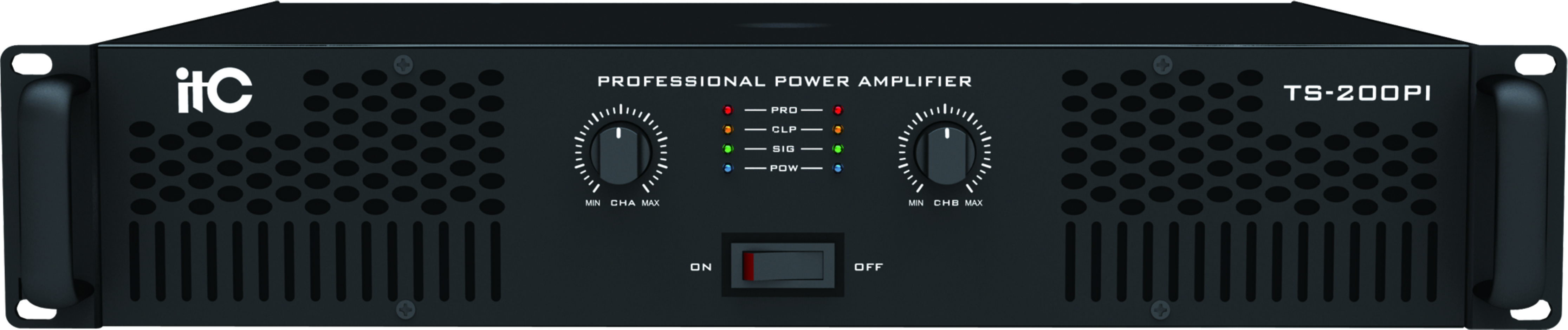 Профессиональный стереоусилитель ITC TS-350PI 2-канальный усилитель, 2х350W / 8 Ом